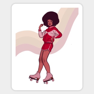 Disco girl Sticker